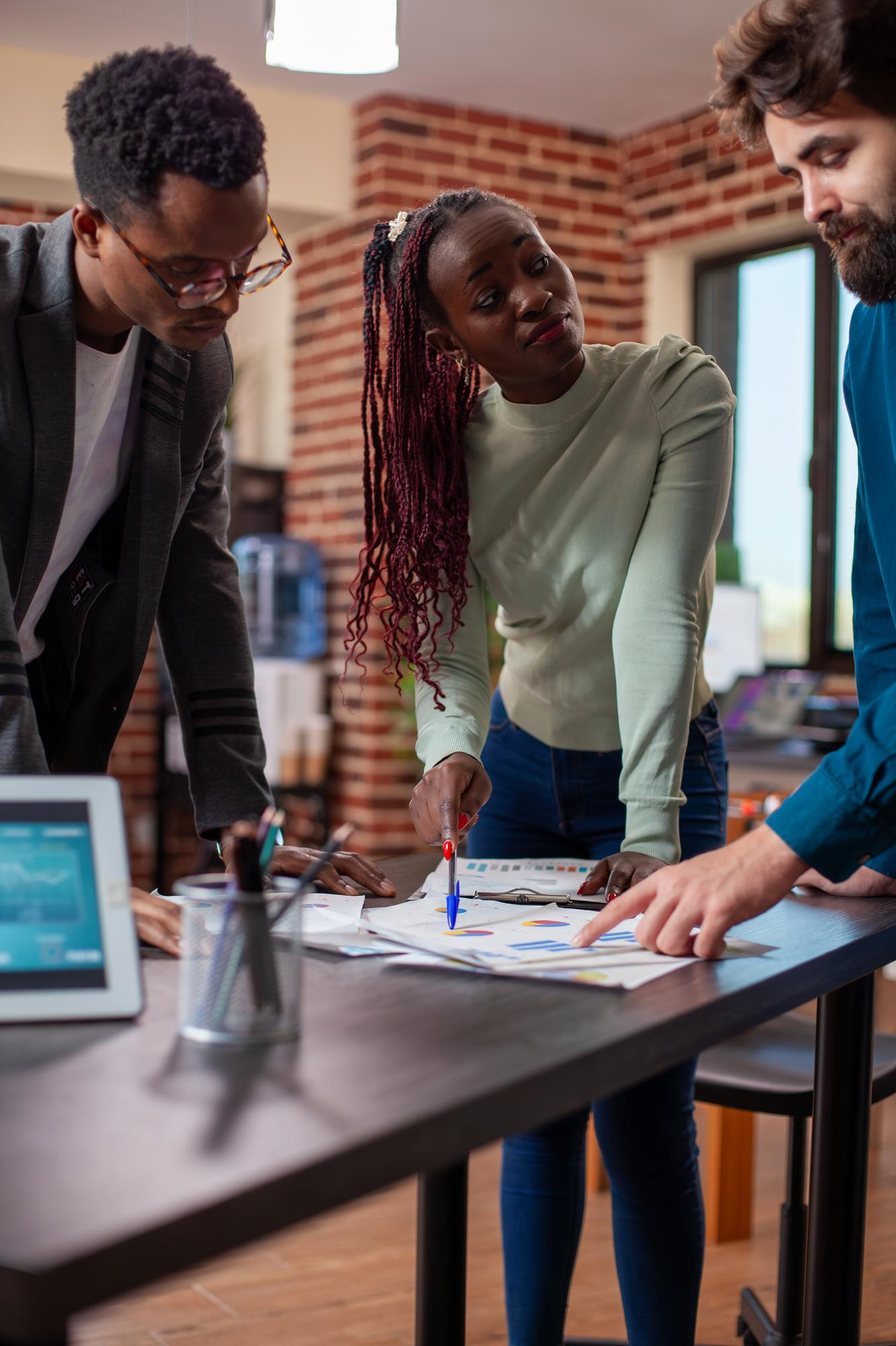 Business professionals networking and making strategic connections across Africa